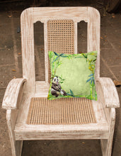 Load image into Gallery viewer, Panda Bear and Bamboo Fabric Decorative Pillow CK1696PW1818