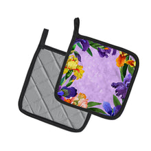 Load image into Gallery viewer, Irises Pot Holders - Set of 2 - Heat-Resistant Kitchen Essentials CK1697PTHD