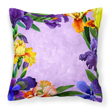 Load image into Gallery viewer, Irises Fabric Decorative Pillow CK1697PW1818
