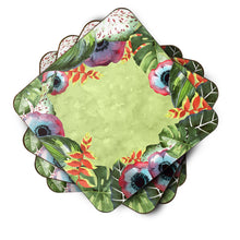Load image into Gallery viewer, Tropical Coasters - Set of 4 Lightweight Foam, Absorbent Drink Coasters