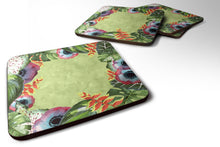 Load image into Gallery viewer, Tropical Coasters - Set of 4 Lightweight Foam, Absorbent Drink Coasters