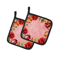 Load image into Gallery viewer, Roses Pot Holders - Set of 2 - Heat-Resistant Kitchen Essentials