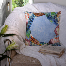 Load image into Gallery viewer, Feathers Throw Pillow - 14x14 Decorative Pillow – Art for Your Home &amp; Patio CK1704PW1414