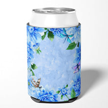 Load image into Gallery viewer, Blue Dahlias Can or Bottle Hugger