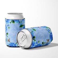 Load image into Gallery viewer, Blue Dahlias Can or Bottle Hugger