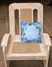 Load image into Gallery viewer, Blue Dahlias Fabric Decorative Pillow CK1705PW1818