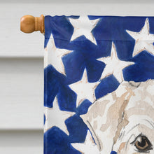 Load image into Gallery viewer, Patriotic USA Wheaten Terrier Flag Canvas House Size CK1709CHF