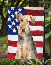 Load image into Gallery viewer, Patriotic USA Welsh Terrier Garden Flag - Outdoor Decorative Yard Flag CK1710GF