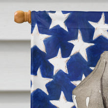 Load image into Gallery viewer, Patriotic USA Weimaraner Flag Canvas House Size CK1711CHF