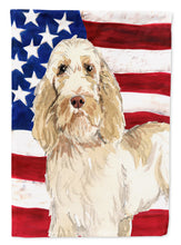 Load image into Gallery viewer, Patriotic USA Spinone Italiano Garden Flag - Outdoor Decorative Yard Flag CK1712GF