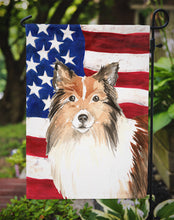 Load image into Gallery viewer, Patriotic USA Sheltie Garden Flag - Outdoor Decorative Yard Flag CK1716GF