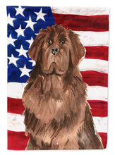 Load image into Gallery viewer, Patriotic USA Newfoundland Flag Canvas House Size CK1721CHF