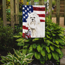 Load image into Gallery viewer, Patriotic USA Maltese Garden Flag - Outdoor Decorative Yard Flag CK1723GF