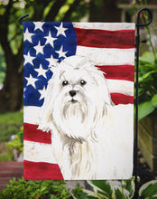 Load image into Gallery viewer, Patriotic USA Maltese Garden Flag - Outdoor Decorative Yard Flag CK1723GF