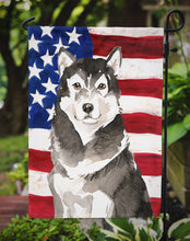 Load image into Gallery viewer, Patriotic USA Alaskan Malamute Garden Flag - Outdoor Decorative Yard Flag CK1724GF