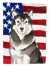 Load image into Gallery viewer, Patriotic USA Alaskan Malamute Garden Flag - Outdoor Decorative Yard Flag CK1724GF