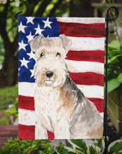 Load image into Gallery viewer, Patriotic USA Lakeland Terrier Garden Flag - Outdoor Decorative Yard Flag CK1725GF