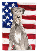 Load image into Gallery viewer, Patriotic USA Irish Wolfhound Garden Flag - Outdoor Decorative Yard Flag CK1728GF