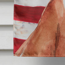 Load image into Gallery viewer, Patriotic USA Vizsla Flag Canvas House Size CK1729CHF