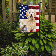 Load image into Gallery viewer, Patriotic USA Goldendoodle Garden Flag - Outdoor Decorative Yard Flag CK1731GF