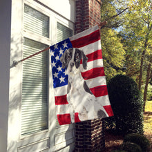 Load image into Gallery viewer, Patriotic USA English Pointer Flag Canvas House Size CK1732CHF