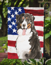 Load image into Gallery viewer, Patriotic USA Bernese Mountain Dog Garden Flag - Outdoor Decorative Yard Flag CK1741GF
