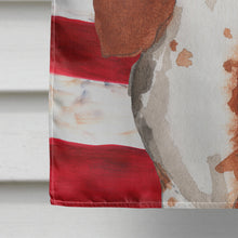 Load image into Gallery viewer, Patriotic USA Basset Hound Flag Canvas House Size CK1742CHF