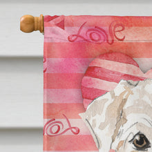 Load image into Gallery viewer, Love a Wheaten Terrier Flag Canvas House Size CK1746CHF