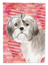 Load image into Gallery viewer, Love a Shih Tzu Puppy Garden Flag - Outdoor Decorative Yard Flag CK1751GF