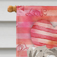 Load image into Gallery viewer, Love a Schnauzer #1 Flag Canvas House Size CK1755CHF