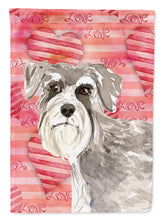 Load image into Gallery viewer, Love a Schnauzer #1 Flag Canvas House Size CK1755CHF