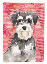 Load image into Gallery viewer, Love a Schnauzer #2 Flag Canvas House Size CK1759CHF