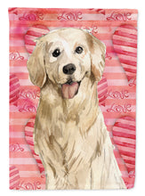 Load image into Gallery viewer, Love a Golden Retriever Garden Flag - Outdoor Decorative Yard Flag CK1767GF