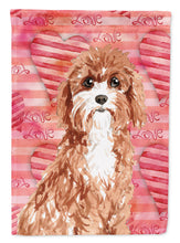 Load image into Gallery viewer, Love a Cavapoo Flag Canvas House Size CK1770CHF