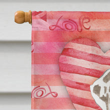 Load image into Gallery viewer, Love a Catahoula Leopard Dog Flag Canvas House Size CK1771CHF