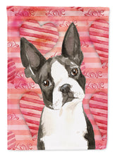 Load image into Gallery viewer, Love a Boston Terrier Flag Canvas House Size CK1775CHF