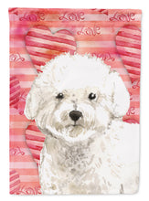 Load image into Gallery viewer, Love a Bichon Frise Garden Flag - Outdoor Decorative Yard Flag CK1777GF