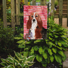 Load image into Gallery viewer, Love a Basset Hound Garden Flag - Outdoor Decorative Yard Flag CK1779GF