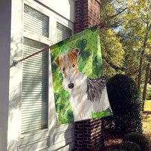 Load image into Gallery viewer, Shamrocks Fox Terrier Flag Canvas House Size CK1781CHF