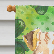 Load image into Gallery viewer, Shamrocks Fox Terrier Flag Canvas House Size CK1781CHF