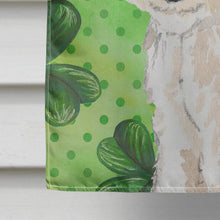 Load image into Gallery viewer, Shamrocks Fox Terrier Flag Canvas House Size CK1781CHF