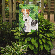 Load image into Gallery viewer, Shamrocks Fox Terrier Garden Flag - Outdoor Decorative Yard Flag CK1781GF