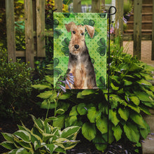 Load image into Gallery viewer, Shamrocks Welsh Terrier Garden Flag - Outdoor Decorative Yard Flag CK1784GF