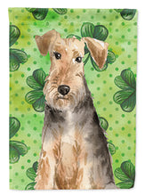 Load image into Gallery viewer, Shamrocks Welsh Terrier Garden Flag - Outdoor Decorative Yard Flag CK1784GF