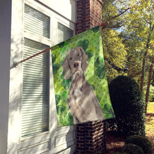 Load image into Gallery viewer, Shamrocks Weimaraner Flag Canvas House Size CK1785CHF