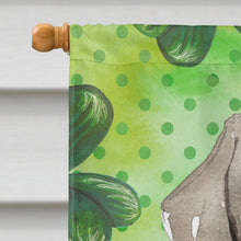 Load image into Gallery viewer, Shamrocks Weimaraner Flag Canvas House Size CK1785CHF