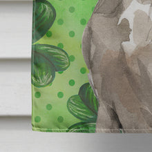 Load image into Gallery viewer, Shamrocks Weimaraner Flag Canvas House Size CK1785CHF