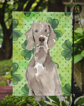 Load image into Gallery viewer, Shamrocks Weimaraner Garden Flag - Outdoor Decorative Yard Flag CK1785GF