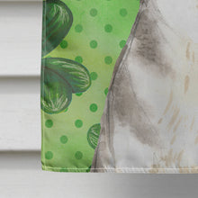 Load image into Gallery viewer, Shamrocks Siberian Husky Flag Canvas House Size CK1787CHF