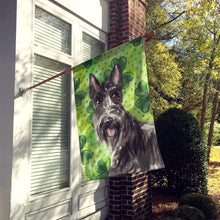Load image into Gallery viewer, Shamrocks Scottish Terrier Flag Canvas House Size CK1791CHF